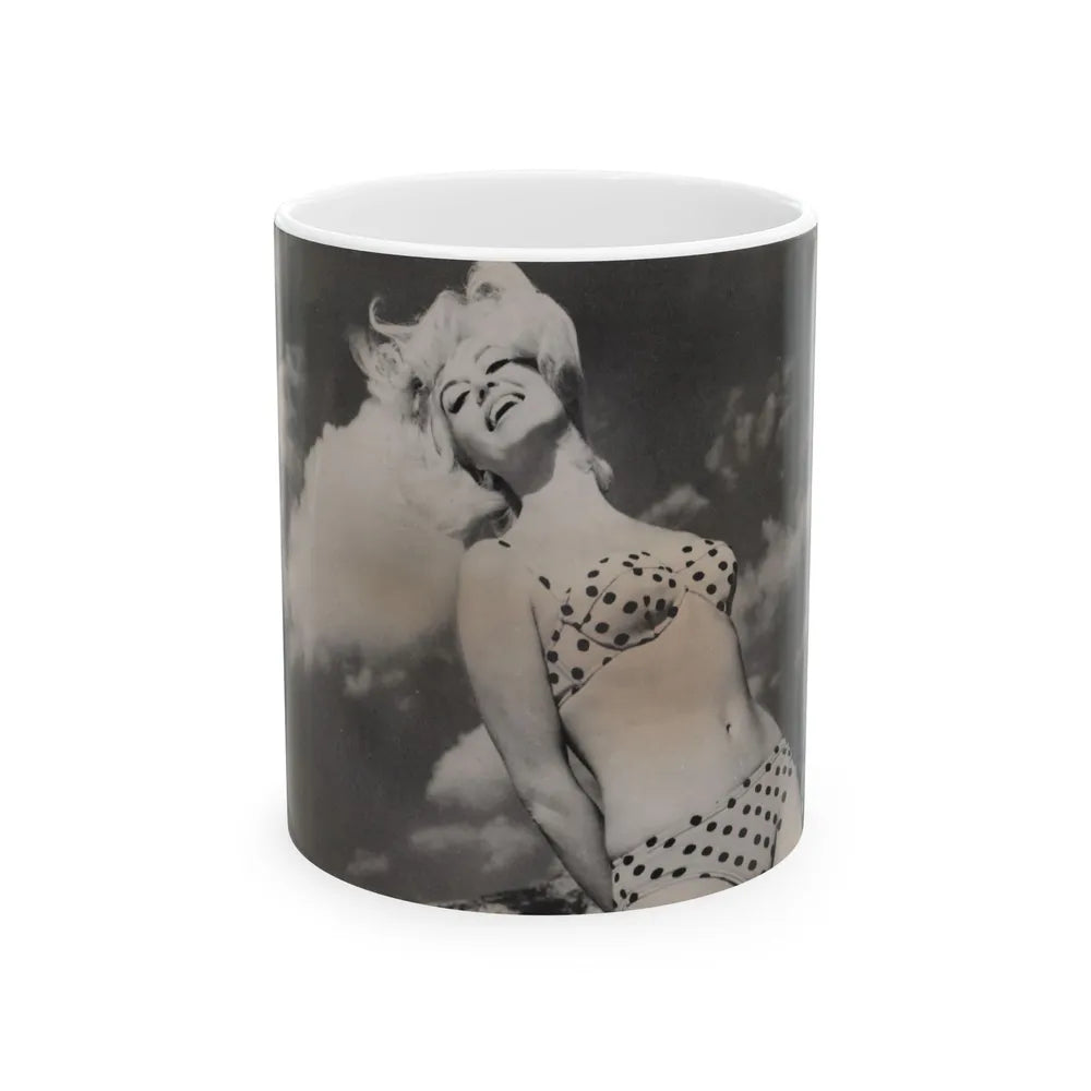 Janette Scott #66 (Vintage Female Icon) White Coffee Mug-11oz-Go Mug Yourself