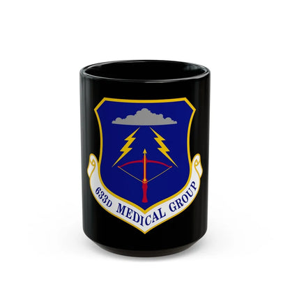 633 Medical Group ACC (U.S. Air Force) Black Coffee Mug-15oz-Go Mug Yourself