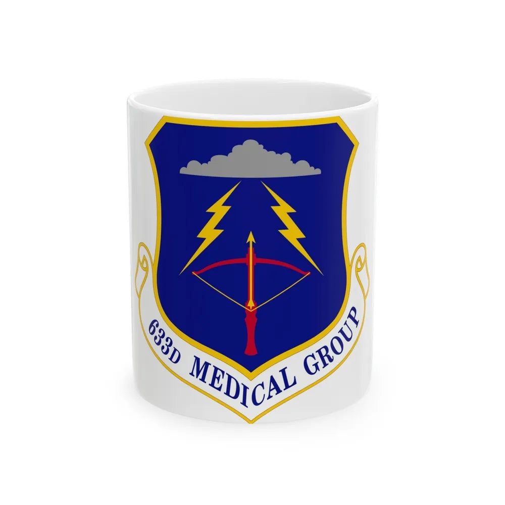 633 Medical Group ACC (U.S. Air Force) White Coffee Mug-11oz-Go Mug Yourself