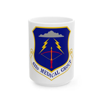 633 Medical Group ACC (U.S. Air Force) White Coffee Mug-15oz-Go Mug Yourself