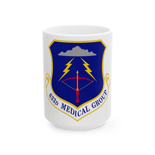 633 Medical Group ACC (U.S. Air Force) White Coffee Mug-15oz-Go Mug Yourself