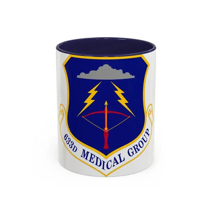 633 Medical Group ACC (U.S. Air Force) Accent Coffee Mug 11oz Navy - Go Mug Yourself