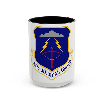 633 Medical Group ACC (U.S. Air Force) Accent Coffee Mug 15oz Black - Go Mug Yourself