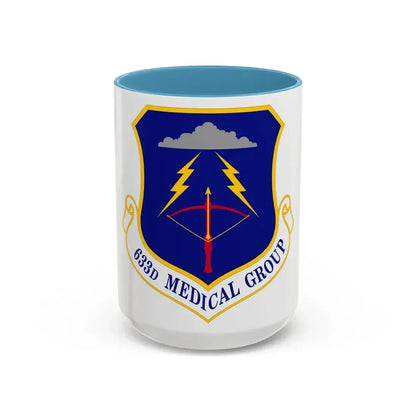 633 Medical Group ACC (U.S. Air Force) Accent Coffee Mug 15oz Light Blue - Go Mug Yourself
