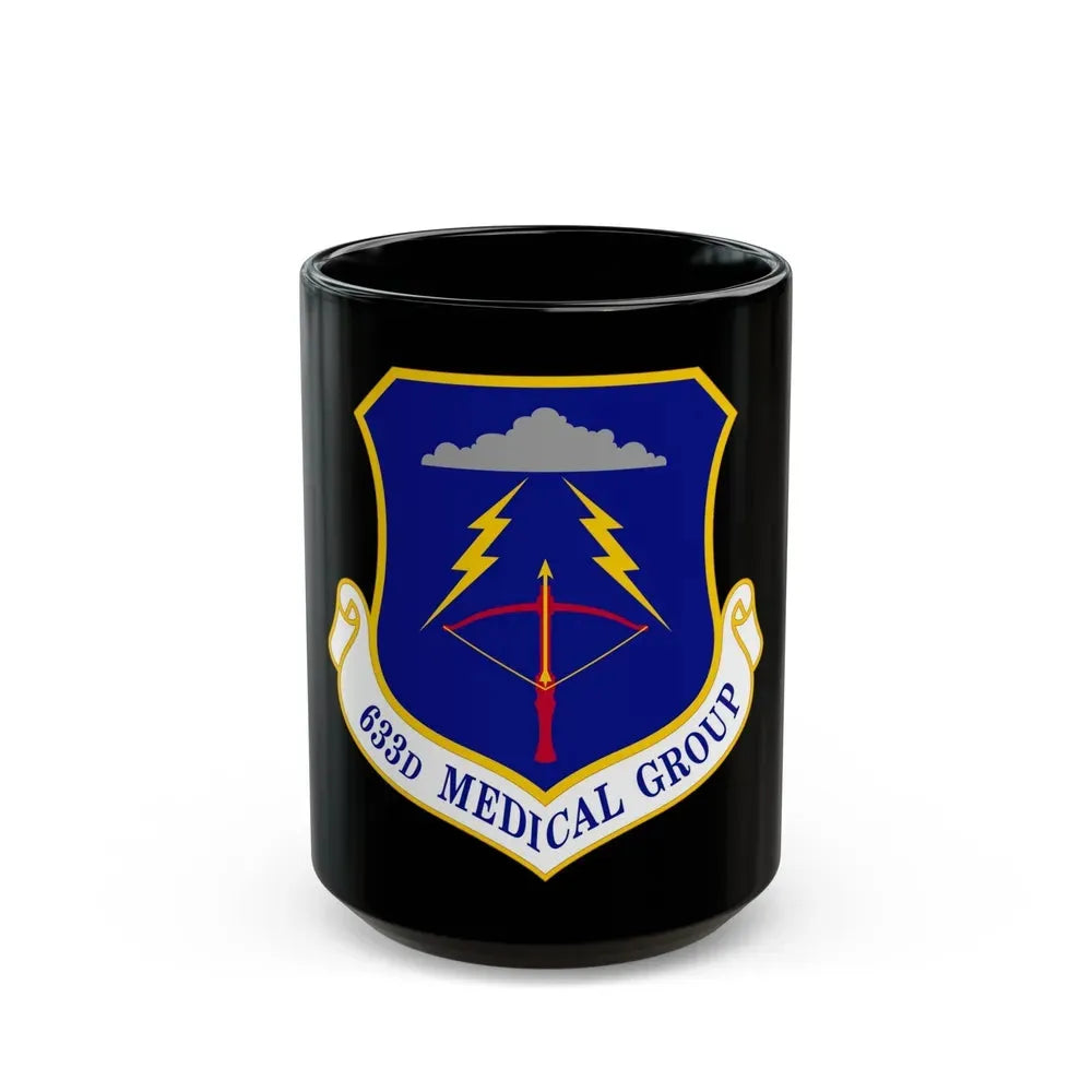 633 Medical Group ACC (U.S. Air Force) Black Coffee Mug 15oz - Go Mug Yourself