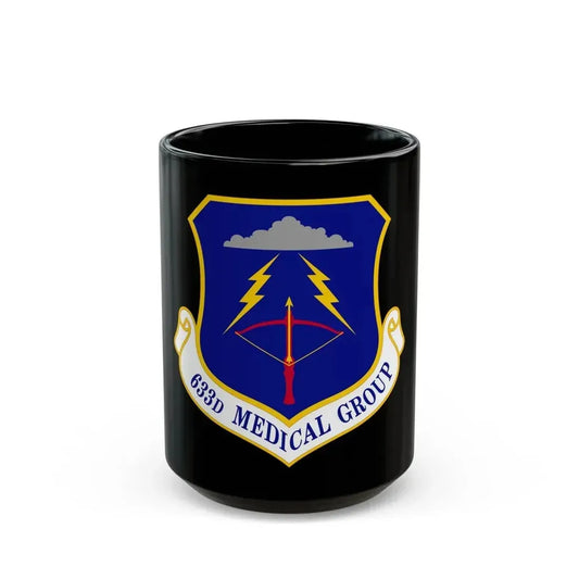 633 Medical Group ACC (U.S. Air Force) Black Coffee Mug 15oz - Go Mug Yourself