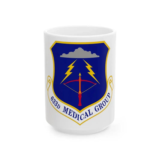 633 Medical Group ACC (U.S. Air Force) White Coffee Mug 15oz - Go Mug Yourself