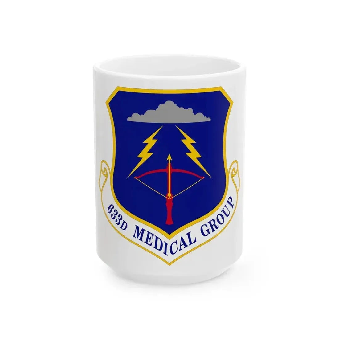 633 Medical Group ACC (U.S. Air Force) White Coffee Mug 15oz - Go Mug Yourself