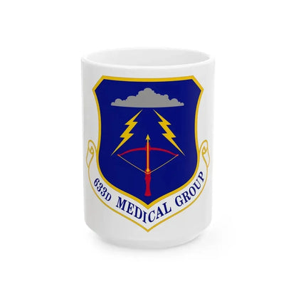 633 Medical Group ACC (U.S. Air Force) White Coffee Mug 15oz - Go Mug Yourself