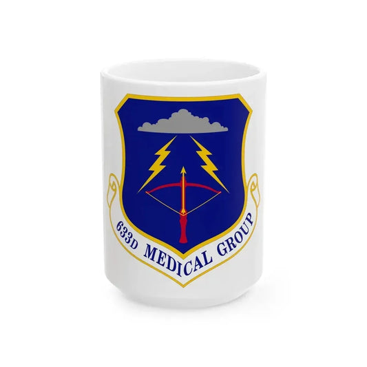 633 Medical Group ACC (U.S. Air Force) White Coffee Mug 15oz - Go Mug Yourself