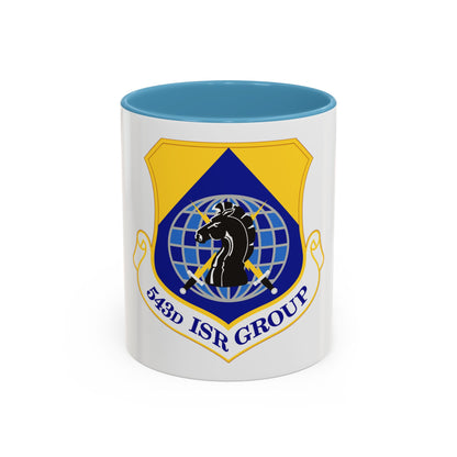 543 Intelligence Surveillance and Reconnaissance Group AFISRA (U.S. Air Force) Accent Coffee Mug