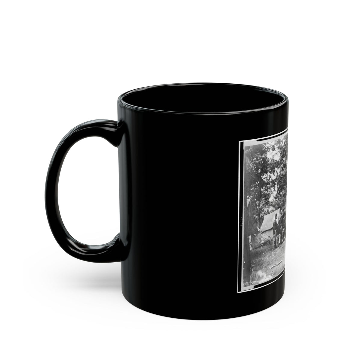 Officers Of U.S. Horse Artillery Brigade, Near Culpeper, Va., September, 1863 001 (U.S. Civil War) Black Coffee Mug