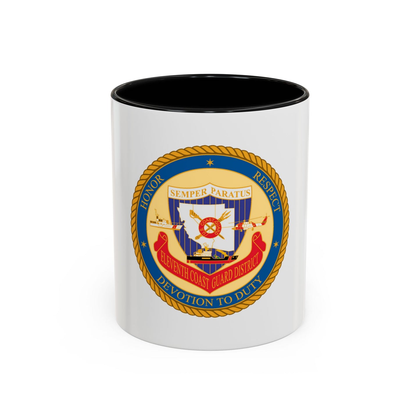 ELEVENTH COAST GUARD DISTRICT (U.S. Coast Guard) Accent Coffee Mug