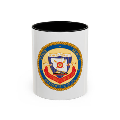 ELEVENTH COAST GUARD DISTRICT (U.S. Coast Guard) Accent Coffee Mug