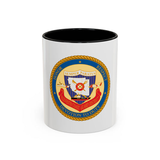 ELEVENTH COAST GUARD DISTRICT (U.S. Coast Guard) Accent Coffee Mug