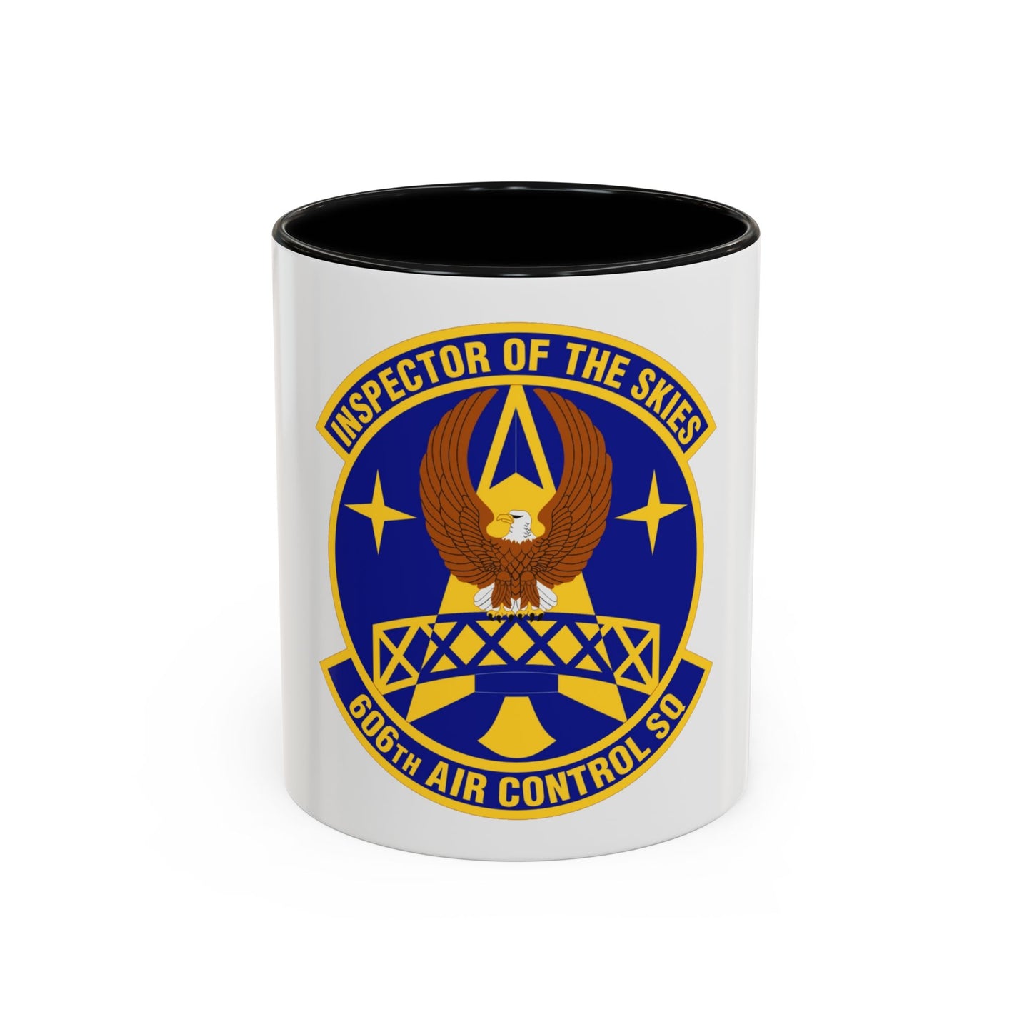 606th Air Control Squadron (U.S. Air Force) Accent Coffee Mug