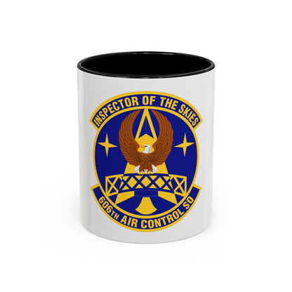 606th Air Control Squadron (U.S. Air Force) Accent Coffee Mug