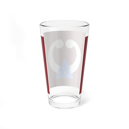 Flag of Namerikawa Toyama RWB version (Japan) Pint Glass 16oz