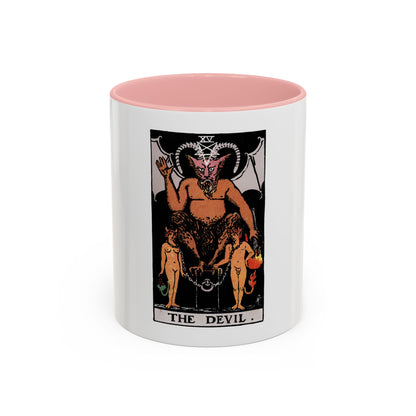 The Devil (Tarot Card) Accent Coffee Mug