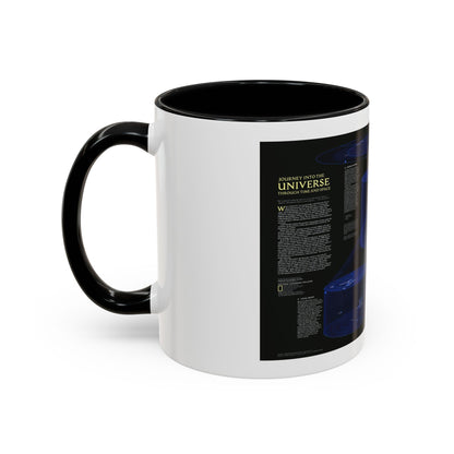 Space - The Universe - Through Time and Space (1983) (Map) Accent Coffee Mug