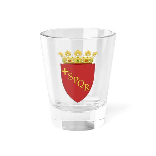 Insigne Romanum coronatum (Italy) (Coat of Arms) Shot Glass 1.5oz