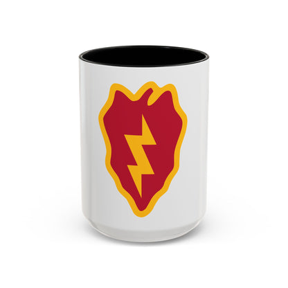 25th Infantry Division shoulder sleeve insignia (U.S. Army) Accent Coffee Mug