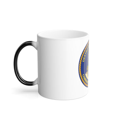 CGLO DESRON 60 CTF 65 Destroyer Squadron 60 and Command Task Force 65 Rota Spain (U.S. Navy) Color Changing Mug 11oz