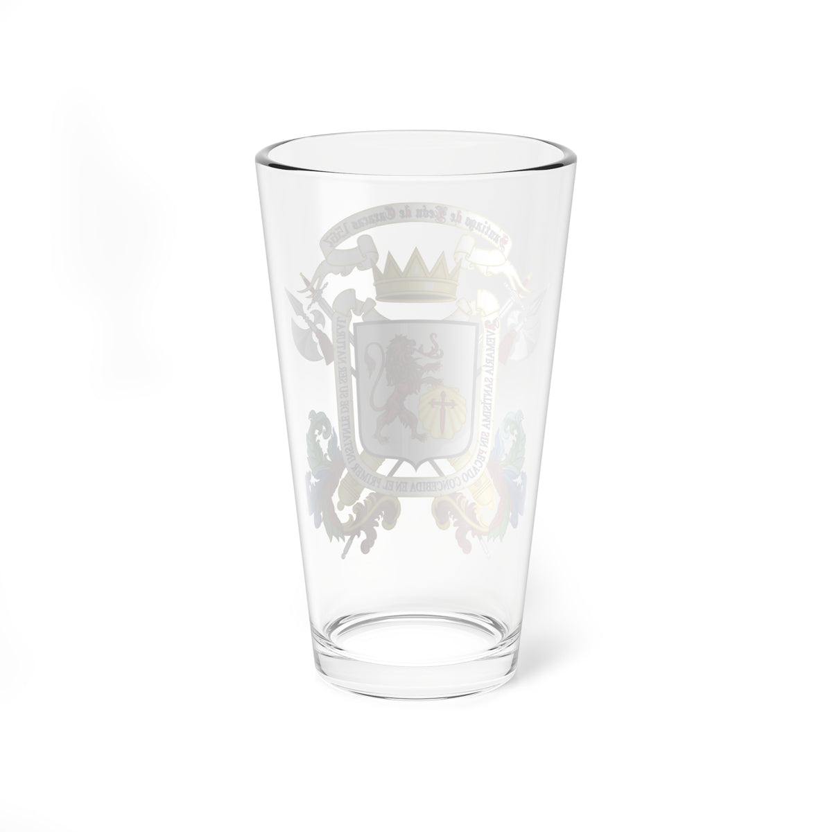 Santiago de León de Caracas 1567 Carlos III - 1766 (Venezuela) (Coat of Arms) Pint Glass 16oz