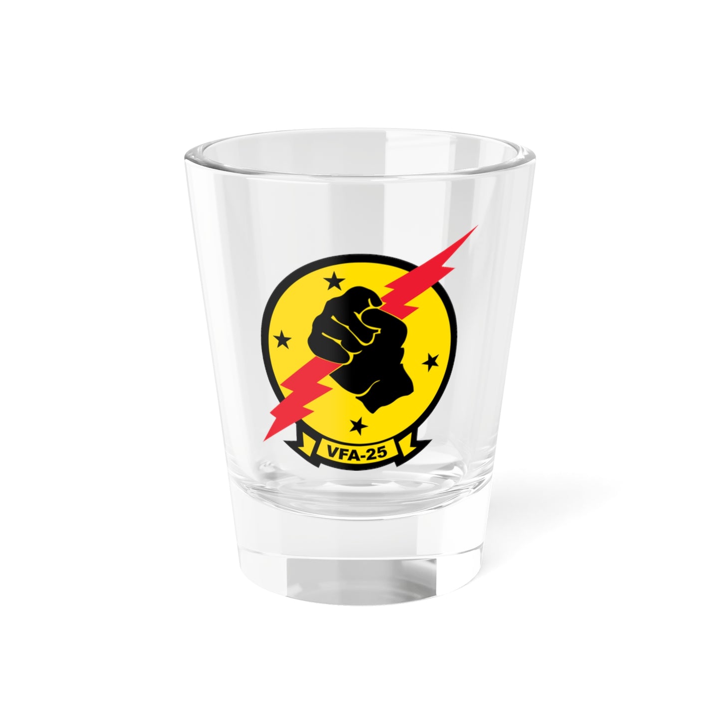 VFA 25 Fist of the Fleet (U.S. Navy) Shot Glass 1.5oz