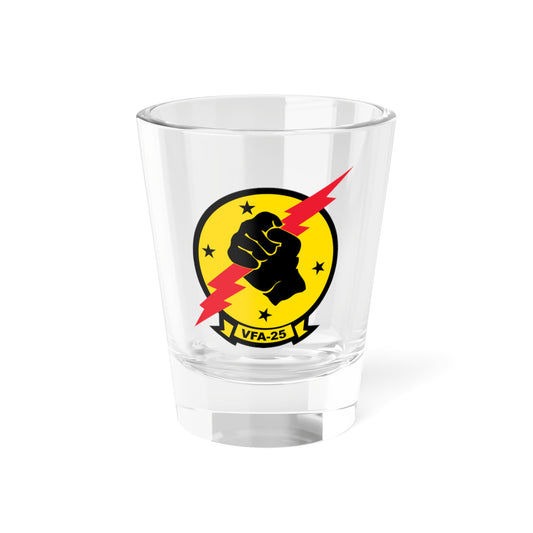 VFA 25 Fist of the Fleet (U.S. Navy) Shot Glass 1.5oz