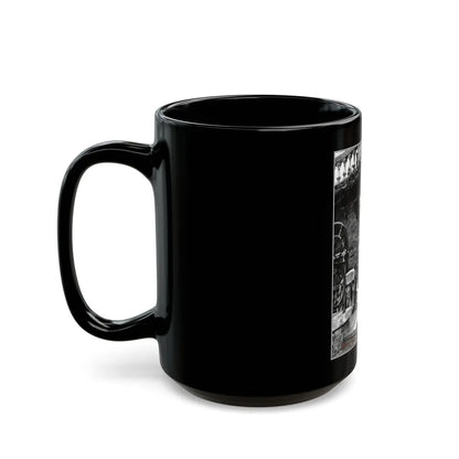 Julie Ege #91 (Vintage Female Icon) Black Coffee Mug-Go Mug Yourself