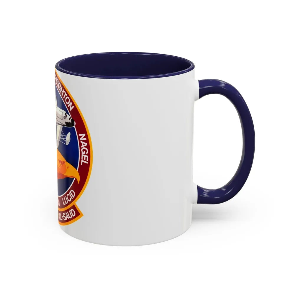 STS 51 g (NASA) Accent Coffee Mug-Go Mug Yourself