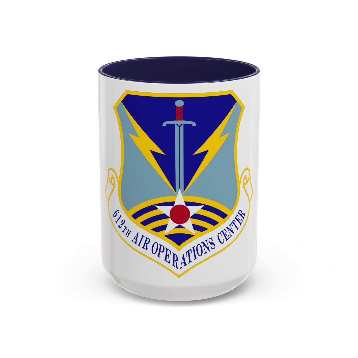 612 Air Operations Center ACC (U.S. Air Force) Accent Coffee Mug