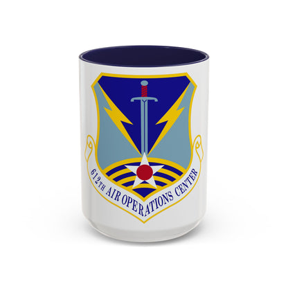 612 Air Operations Center ACC (U.S. Air Force) Accent Coffee Mug