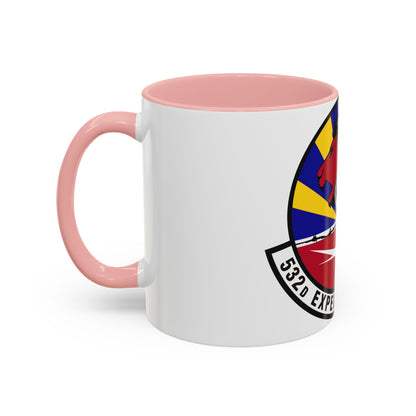 532d Expeditionary Security Forces Squadron (U.S. Air Force) Accent Coffee Mug