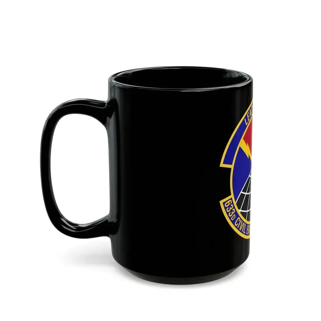 633d Civil Engineer Squadron (U.S. Air Force) Black Coffee Mug - Go Mug Yourself