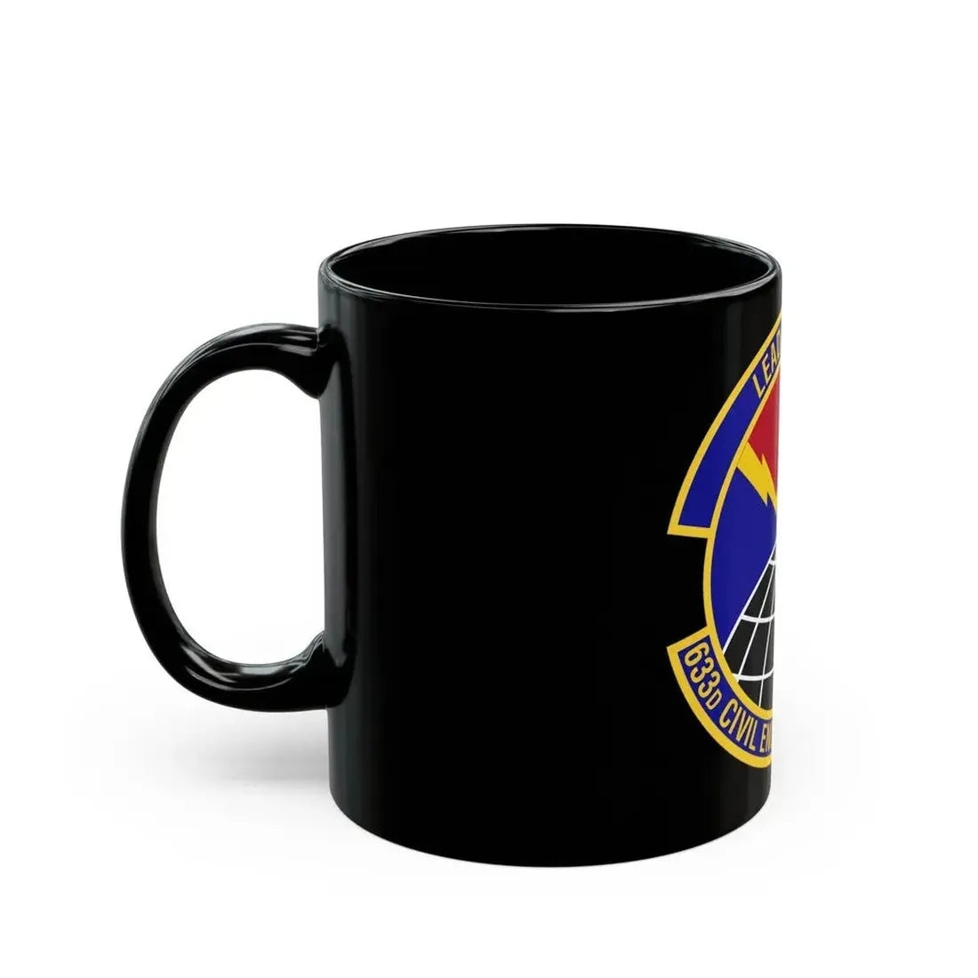 633d Civil Engineer Squadron (U.S. Air Force) Black Coffee Mug - Go Mug Yourself