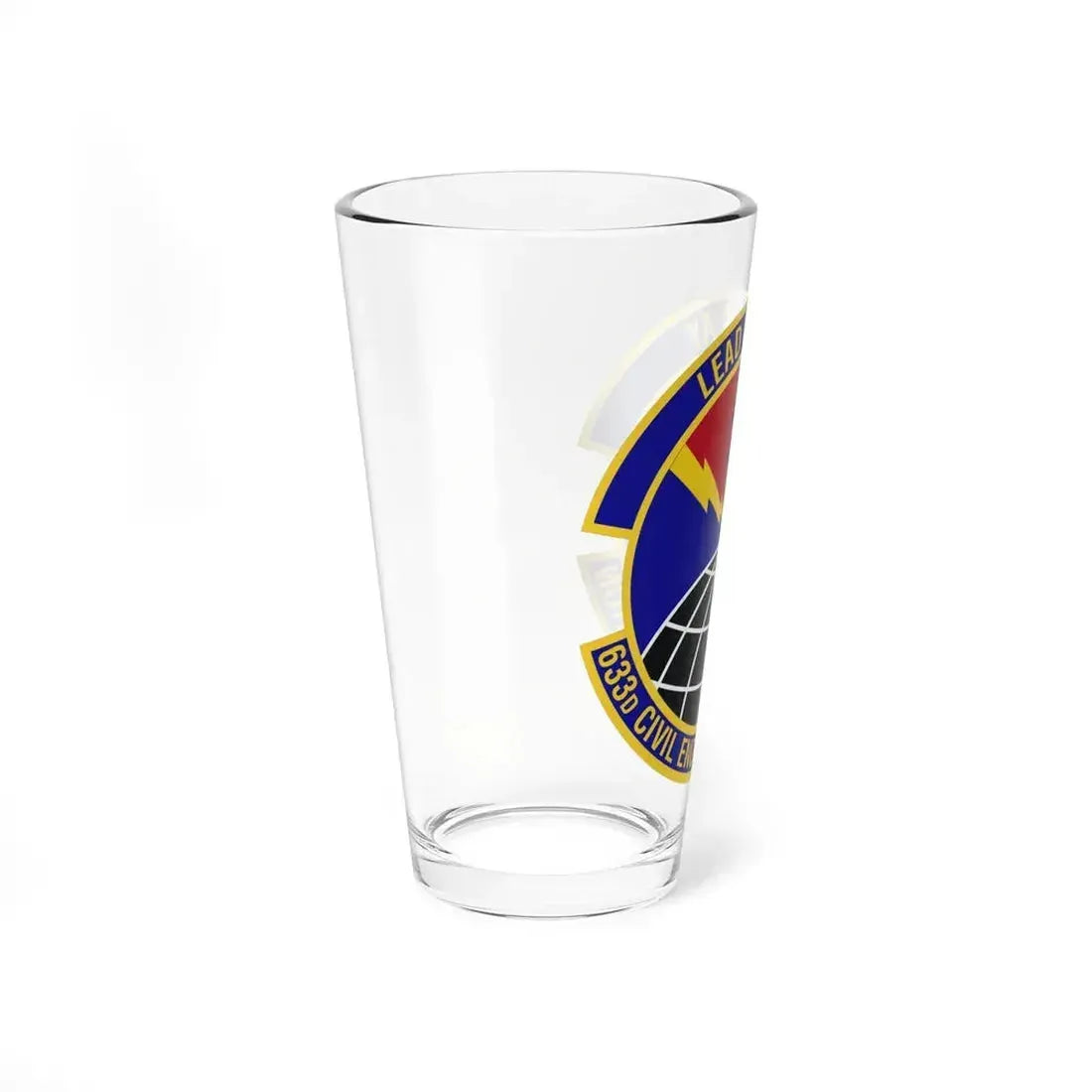 633d Civil Engineer Squadron (U.S. Air Force) Pint Glass 16oz - Go Mug Yourself