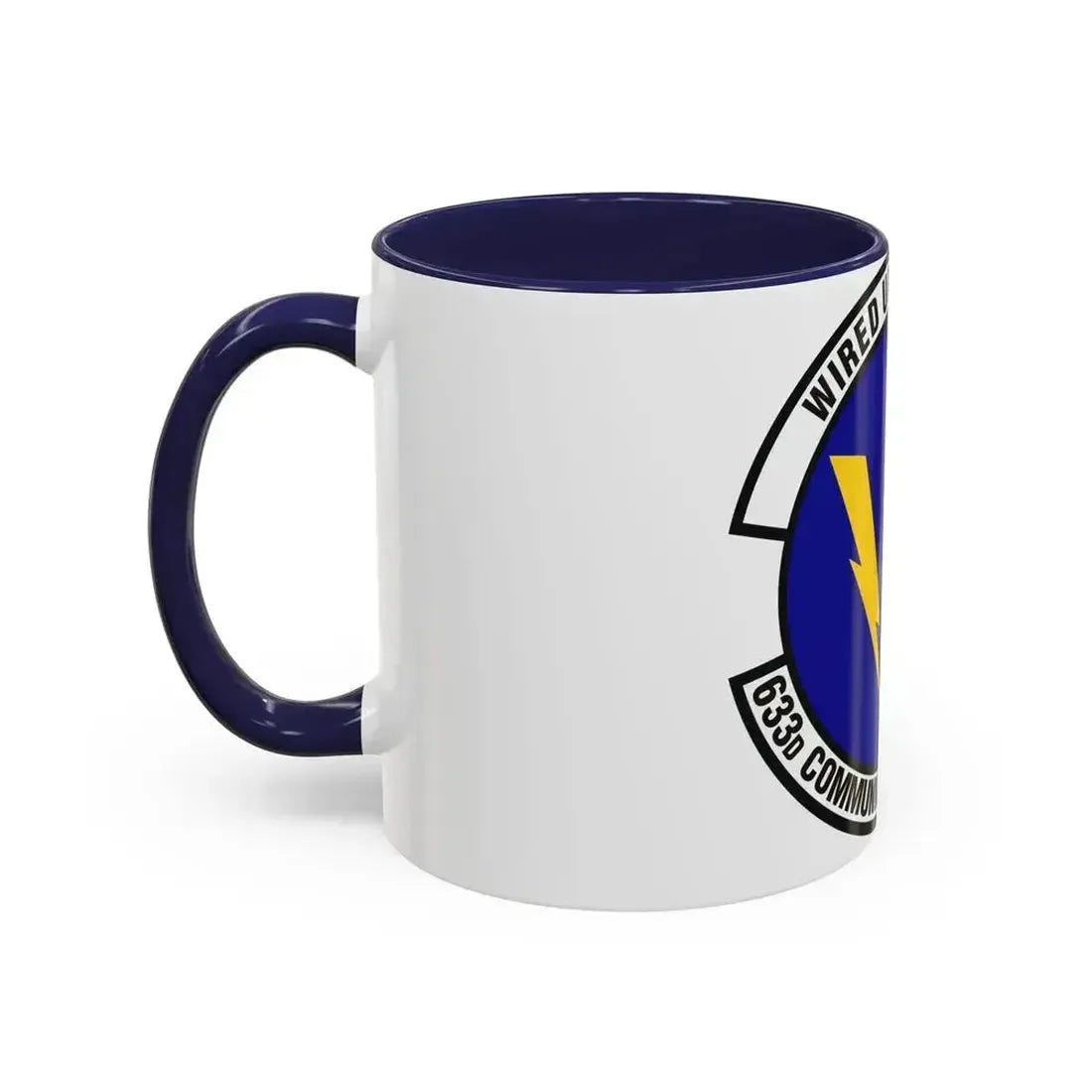 633d Communications Squadron (U.S. Air Force) Accent Coffee Mug - Go Mug Yourself