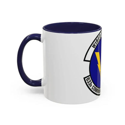 633d Communications Squadron (U.S. Air Force) Accent Coffee Mug - Go Mug Yourself