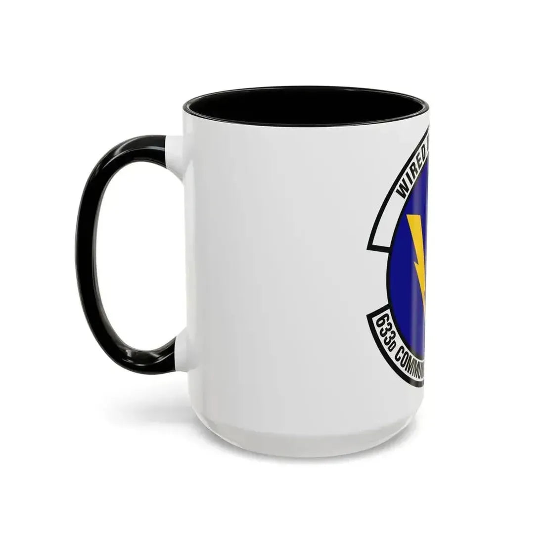 633d Communications Squadron (U.S. Air Force) Accent Coffee Mug - Go Mug Yourself