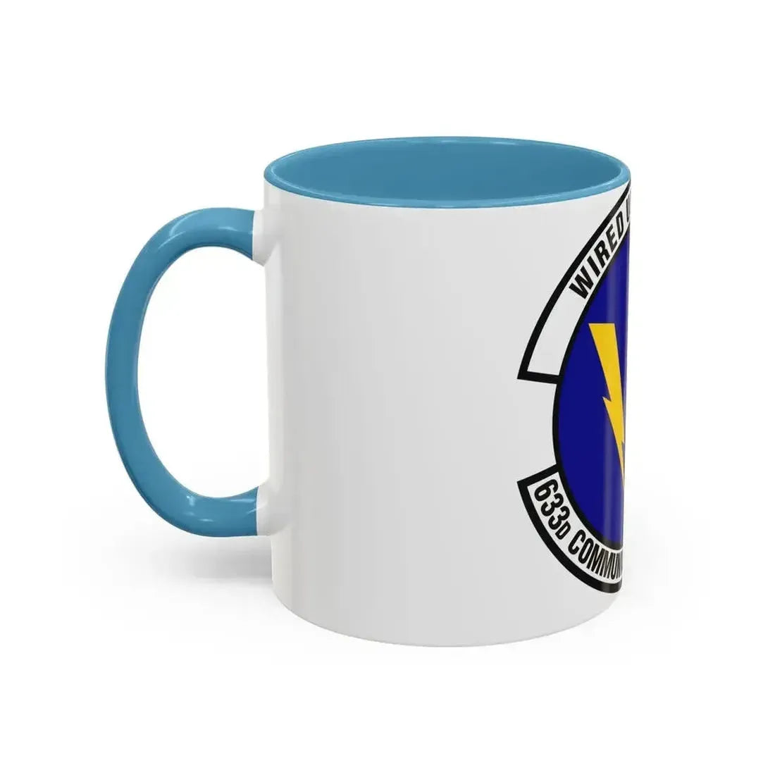 633d Communications Squadron (U.S. Air Force) Accent Coffee Mug - Go Mug Yourself