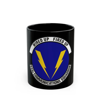 633d Communications Squadron (U.S. Air Force) Black Coffee Mug 11oz - Go Mug Yourself
