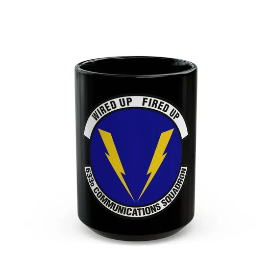 633d Communications Squadron (U.S. Air Force) Black Coffee Mug 15oz - Go Mug Yourself