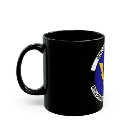 633d Communications Squadron (U.S. Air Force) Black Coffee Mug - Go Mug Yourself