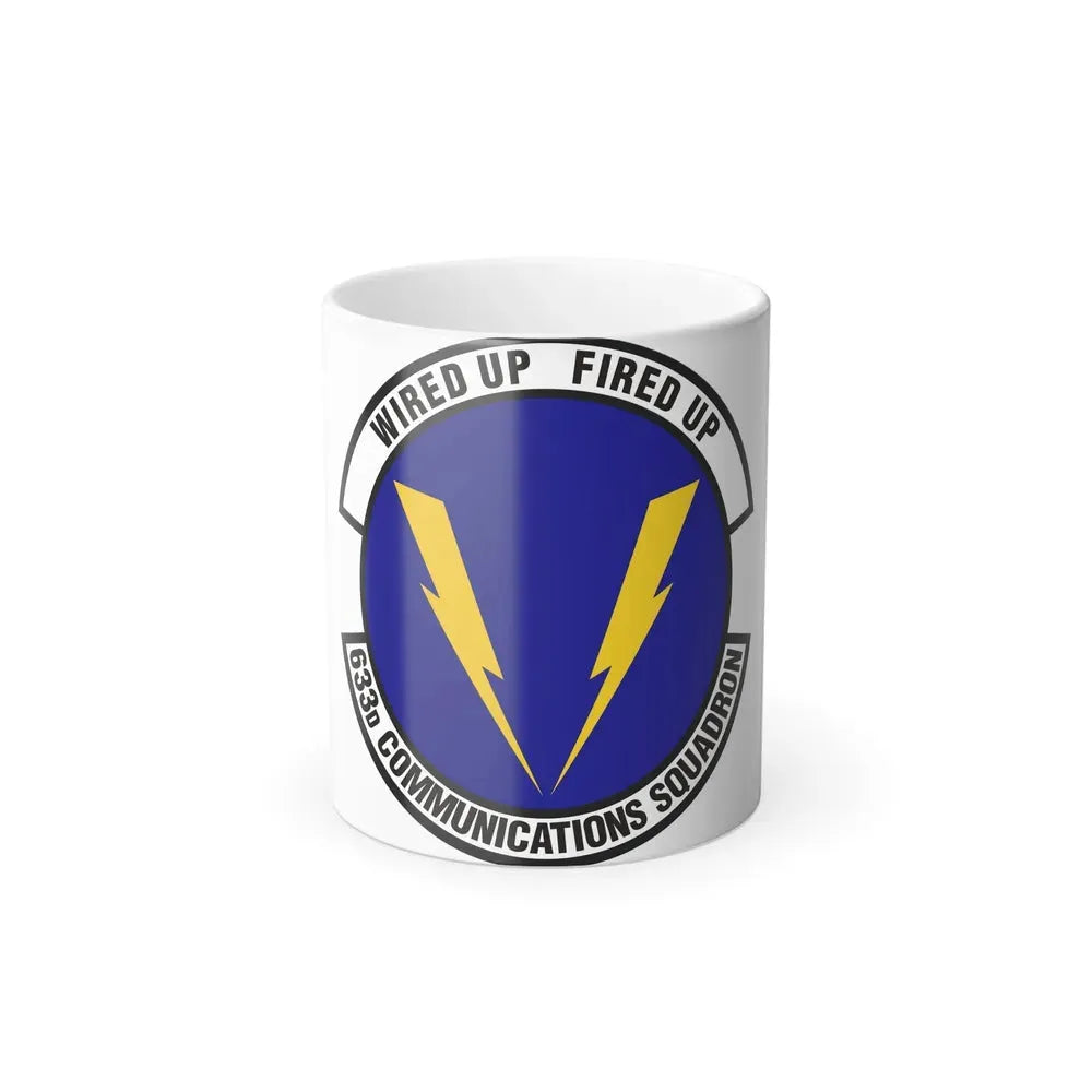 633d Communications Squadron (U.S. Air Force) Color Changing Coffee Mug 11oz - Go Mug Yourself