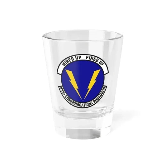 633d Communications Squadron (U.S. Air Force) Shot Glass 1.5oz 1.5oz - Go Mug Yourself