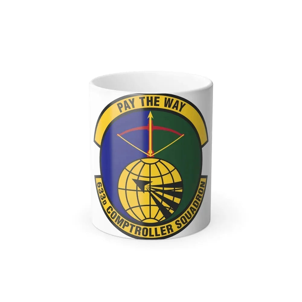 633d Comptroller Squadron (U.S. Air Force) Color Changing Coffee Mug 11oz - Go Mug Yourself