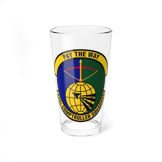 633d Comptroller Squadron (U.S. Air Force) Pint Glass 16oz 16oz - Go Mug Yourself