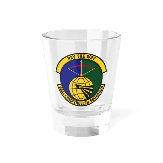 633d Comptroller Squadron (U.S. Air Force) Shot Glass 1.5oz 1.5oz - Go Mug Yourself